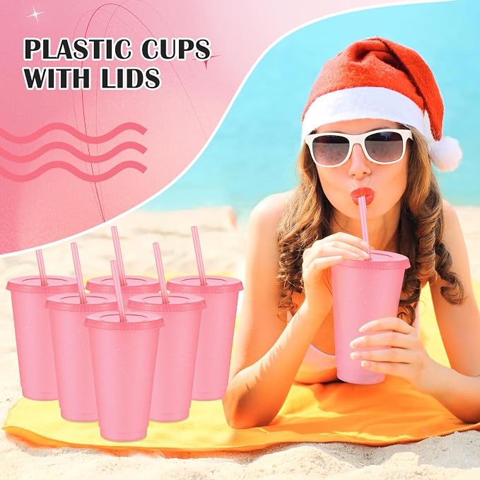 Uiifan 6 Pcs 16 oz Reusable Tumbler - Image 4