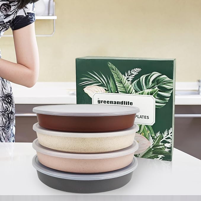 9 Inch 4PCS Portion Control Plates - Image 6
