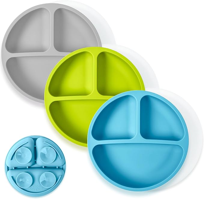 WeeSprout Suction Plates with Lids by WeeSprout