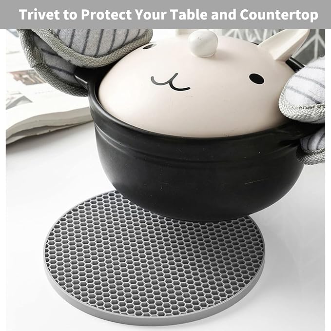 Silicone Trivet Mats, Silicone Pot Holders - Image 3