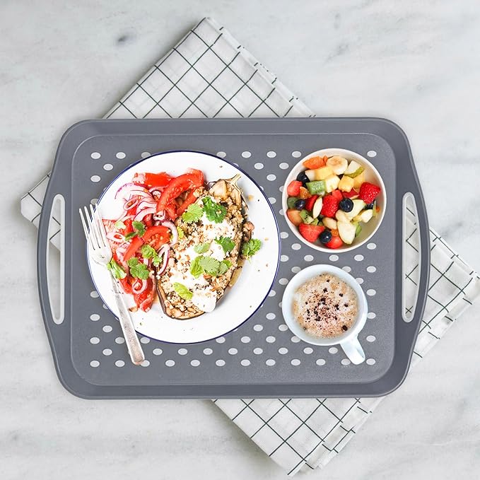 17.7" x 12.5" Anti-Slip Serving Trays - Image 7