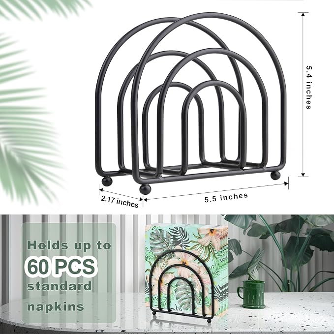 Metal Napkin Holder for Table - Image 2