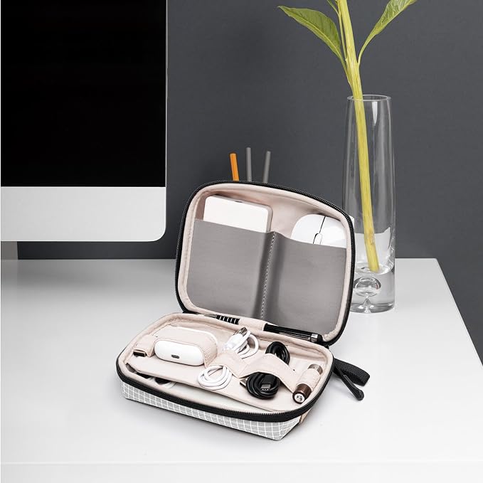 Electronics Organizer Cord Organizer Travel, Small Tech Bag - Image 7