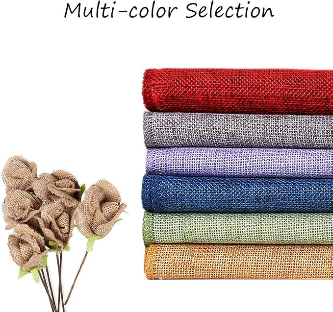 Burgundy Valentines Day Table Runner Burlap Table Cloth 2 Packs 12x84 Inch | - Image 7