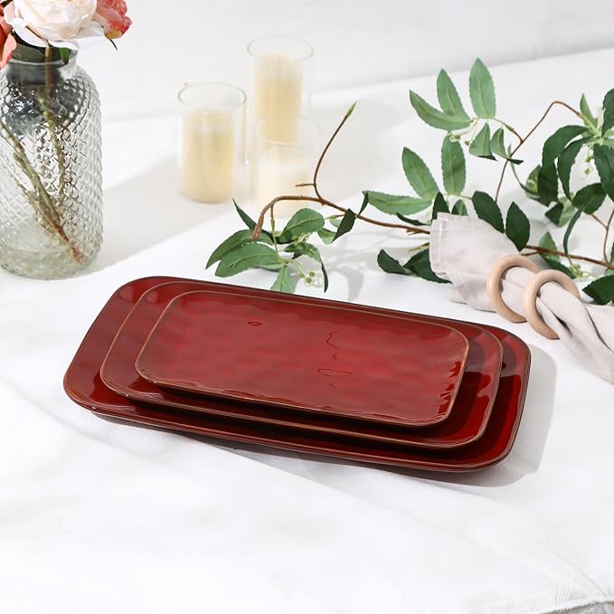 vicrays Ceramic Rectangle Serving Platters - Image 7