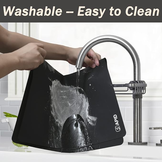 1.5MM Extra Thick Placemats Large Silicone Mat Heat Resistant Table Mat | 28" x - Image 5