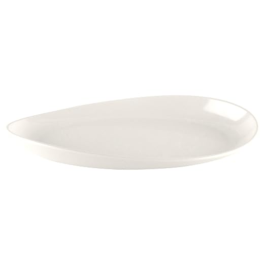 G.E.T. OP-1690-AW Heavy-Duty Shatterproof Plastic Oval Melamine Serving Platter - Image 5