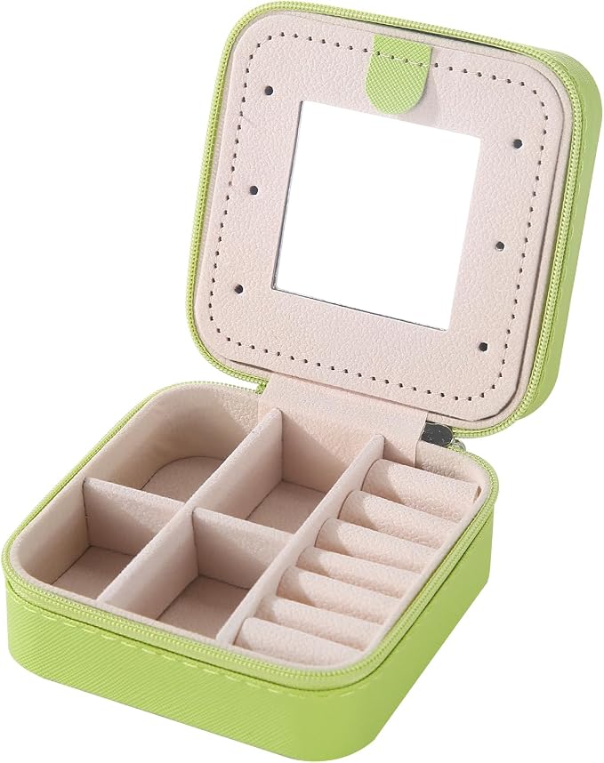 KElofoN Travel jewelry case Travel jewelry box Travel Jewelry Organizer Small - Image 6