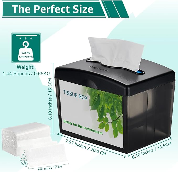Commercial Napkin Dispenser, Durable Plastic, - Image 3