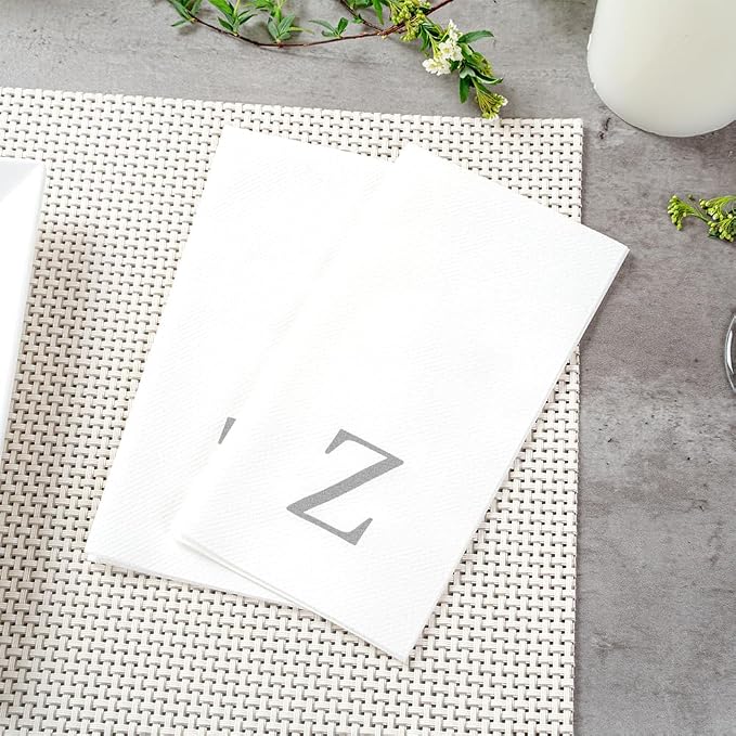 Luxenap 15.8 X 7.9 Inch Linen-Feel Guest Towels, 2000 Lettered Hand Towels - Image 6