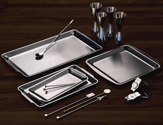Wagensteiger SUS304 Stainless Steel Serving Platters, Rectangle Metal Dinner - Image 8