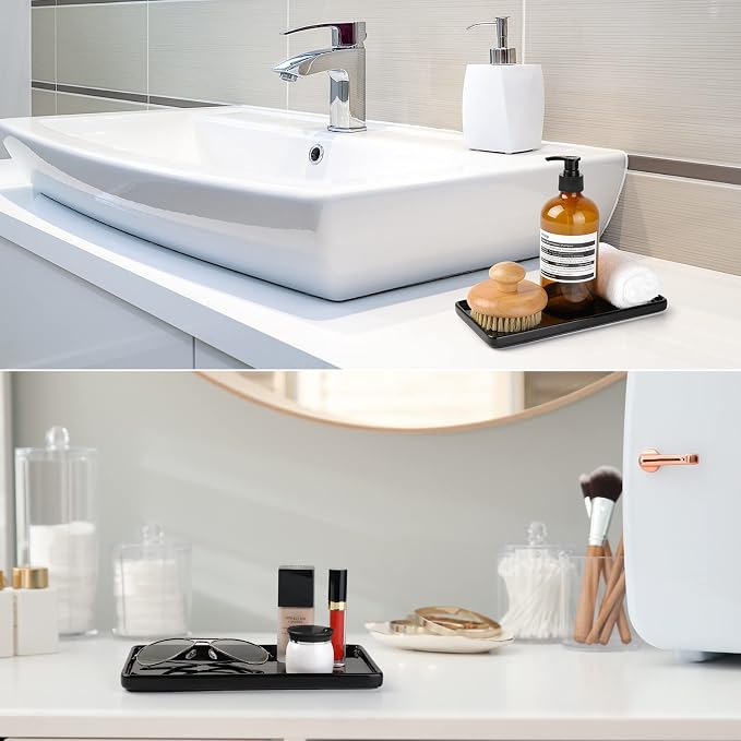 Gurygo 8" Bathroom Trays, Ceramic Vanity Trays - Image 9