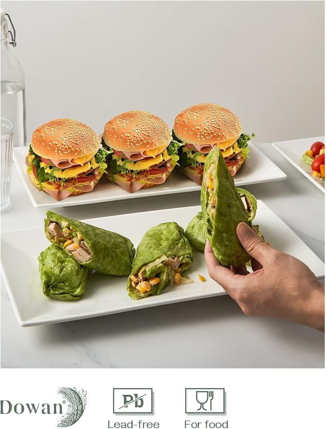 DOWAN 14" Serving Trays, Serving Platters, Ceramic Serving Platters and Trays - Image 6