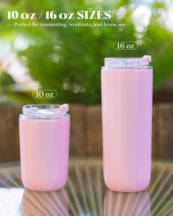 10 oz Insulated Coffee Tumblers, Travel Coffee Tumblers - Image 3