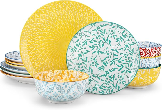 vancasso SELENE Plates and Bowls Set by vancasso