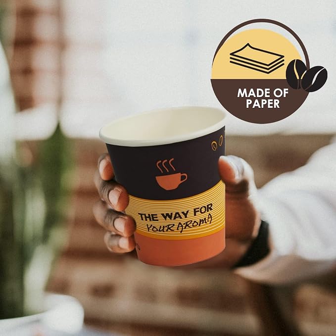PAMI Disposable Paper Coffee Cups 10 oz, Single-Use, Leak Resistant, 1000 Ct - Image 3