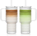 INSETLAN 24 oz Raindrop Glass Tumbler by INSETLAN
