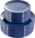 PULOTE 100PCS Blue Plastic Plates by PULOTEpartywareWesupplyproductsandyouenjoylife