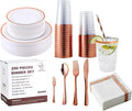 25 Guests Plastic Plates Set by JOLLYCHEF