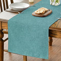Artoid Mode Turquoise Aqua Table Runner, Seasonal Summer Washable Kitchen by ArtoidMode