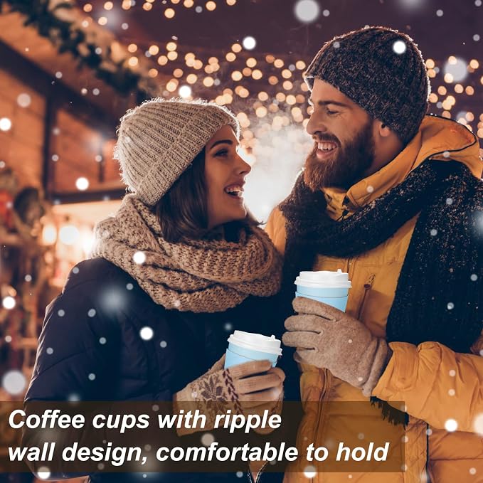 Patelai 48 Pcs 12 oz Disposable Coffee Cups - Image 5