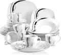 VEWEET Ceramic Dinnerware Sets for 6, FIONA | Porcelain Dinner Set Including by VEWEET