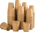 Clawsoff 100 Pack 5 oz Smal Paper Cups Disposable Kraft Bathroom Cups | by BuyNow