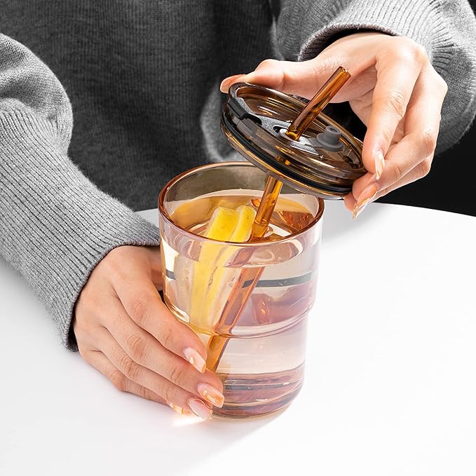 BLUEPOLAR 13oz/400ml Glass Tumbler Water Cup - Image 6