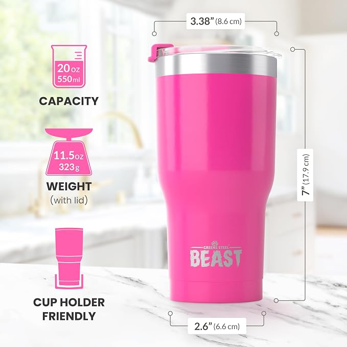 Beast 30 oz Tumbler Stainless Steel Vacuum Insulated Coffee Ice Cup Double Wall - Image 7