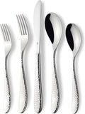Silverware Set for 16 | 18/10 Stainless Steel Flatware Set | Mirror Finish by DANIALLI