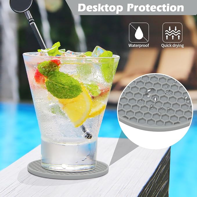 TWTLi Silicone Coasters Set of 6 - Image 3