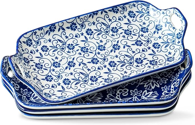 Serving Tray with Handles by Cerkik