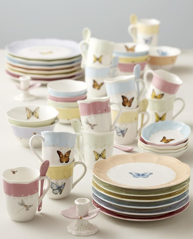 Lenox 791720 Butterfly Meadow 4-Piece Dessert Bowl Set - Image 9