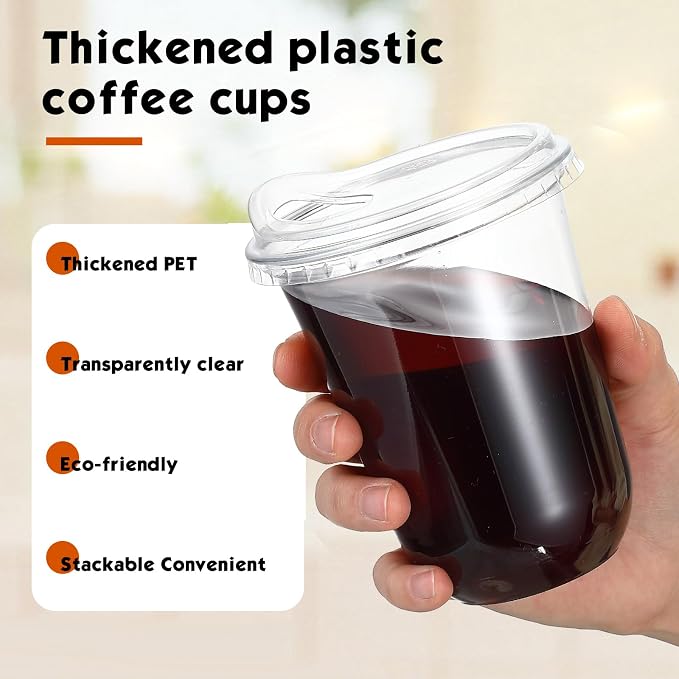 Baderke 1000 Pcs Clear Plastic Cups - Image 4