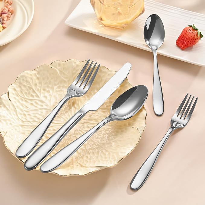 40-Piece Silverware Set, Flatware Set - Image 5