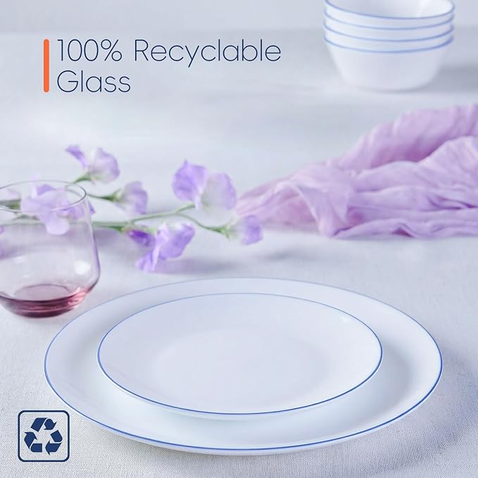 7.5 Inch Appetizer Plate Set of 6, snacks and kitchen serving - Image 9