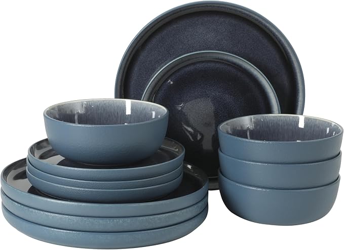 Gibson Elite Reactive Stoneware Dinnerware Set by GibsonHomewares
