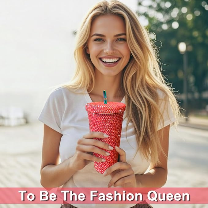 26oz Bling Rhinestone Tumbler - Image 5