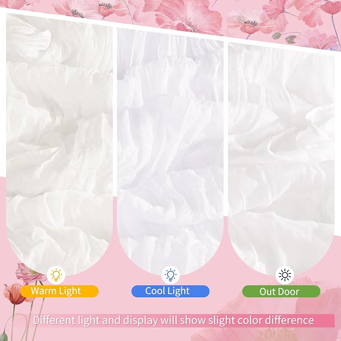 Showgeous 18 Pack White Cheesecloth Table Runner, 17 x 108 Inches | Boho - Image 7