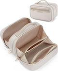 BAGSMART Travel Makeup Bag Large Capacity Cosmetic Bag, Wide-open Portable Make by BAGSMART