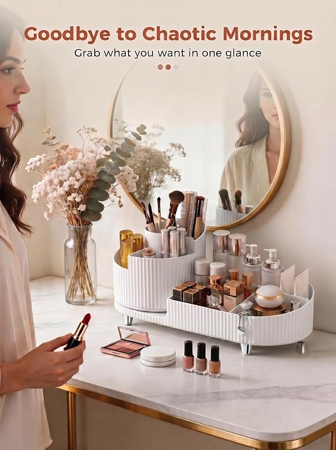 Booklov Rotating Makeup Organizer - Image 5