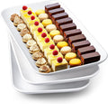 DELLING 16 Inch Large Serving Platter Set of 3, Oven Safe to 590°F, Dinnerware by Delling-HappyFoodieCreator