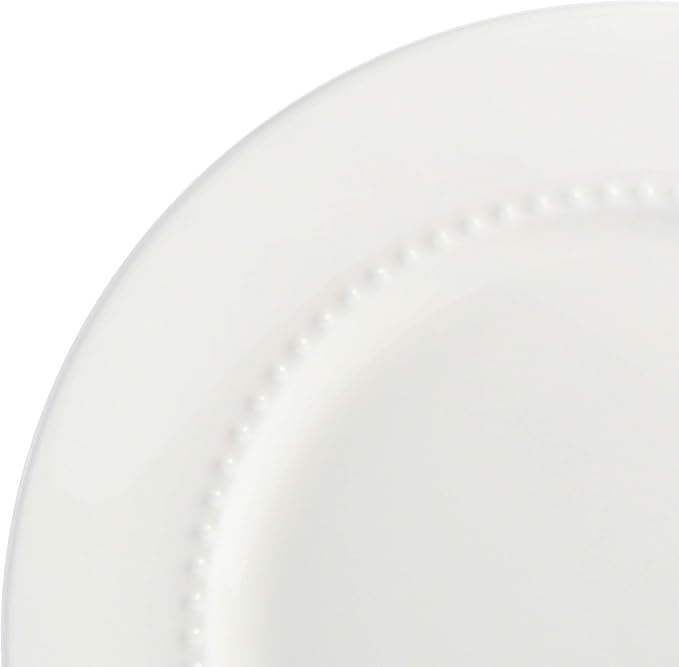 Gibson Elite Embossed Bone China 16-Piece Double Bowl Dinnerware Set, Service - Image 5