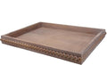 Hrastany Wood Decorative Tray, Distressed Outdoor Serving Tray by Hrastany