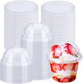 Alaeseje 50 Pack 8 oz Clear Plastic Cups by Alaeseje