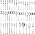 LIANYU 45-Piece Heavy Duty Silverware Set by LIANYU
