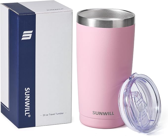 SUNWILL Travel Coffee Tumbler 20 oz, Insulated Mug - Image 5