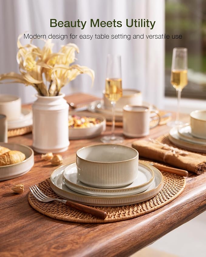 Famiware Star Plates and Bowls Sets, Chip & Scratch Resistant. Microwave & - Image 2