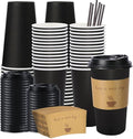 BYSNOW 20 oz 50 pack Disposable Paper Coffee Cups by BYSNOW