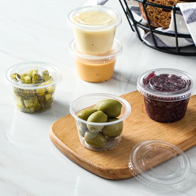 AOZITA 400 Set 4 oz Portion Cups, Jello Shot Cups - Image 7